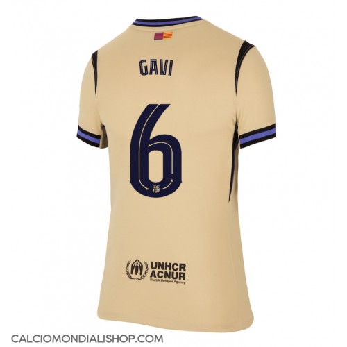 Maglie da calcio Barcelona Paez Gavi #6 Seconda Maglia Femminile 2025-26 Manica Corta